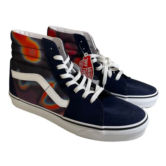 NWT Vans Sk8-Hi Sneaker Dark Aura Multi True White Size M9.5 W11.0 VN0A4U3CWN0 - Picture 2 of 8